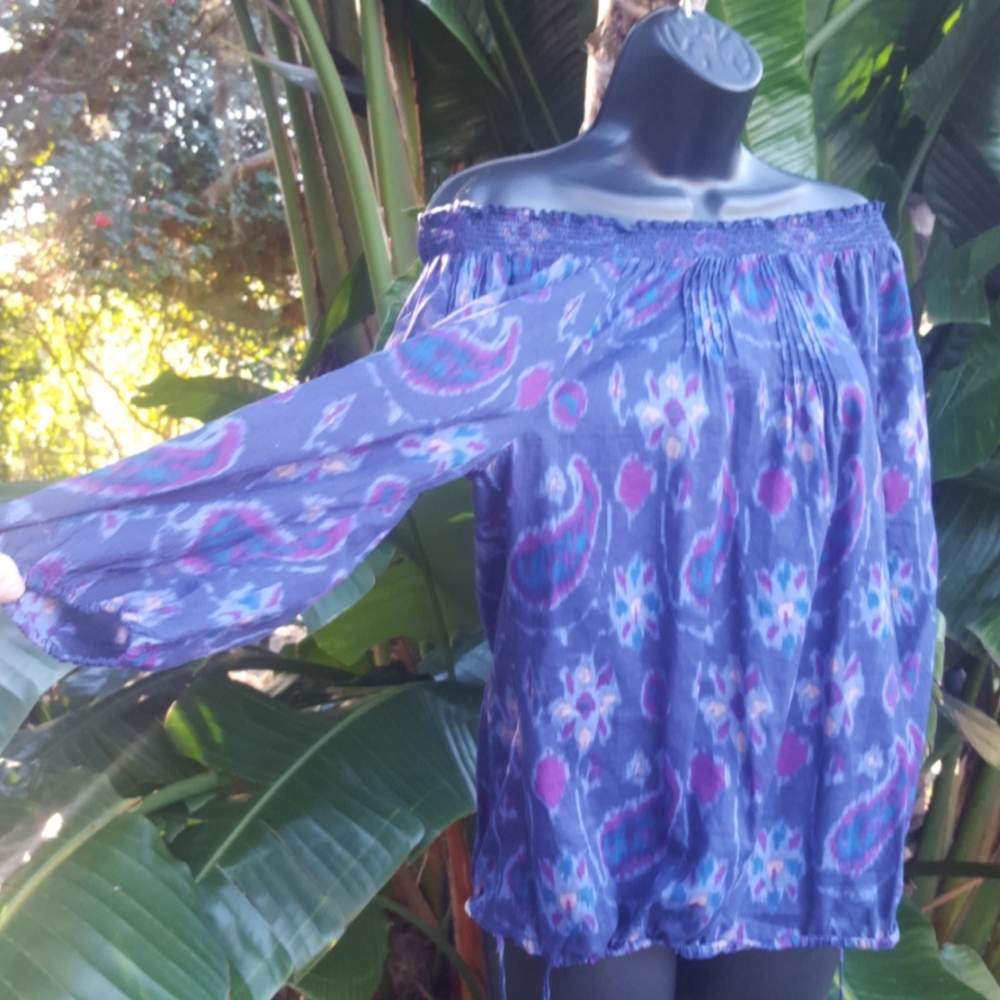 Lucky brand  off shoulder blouse